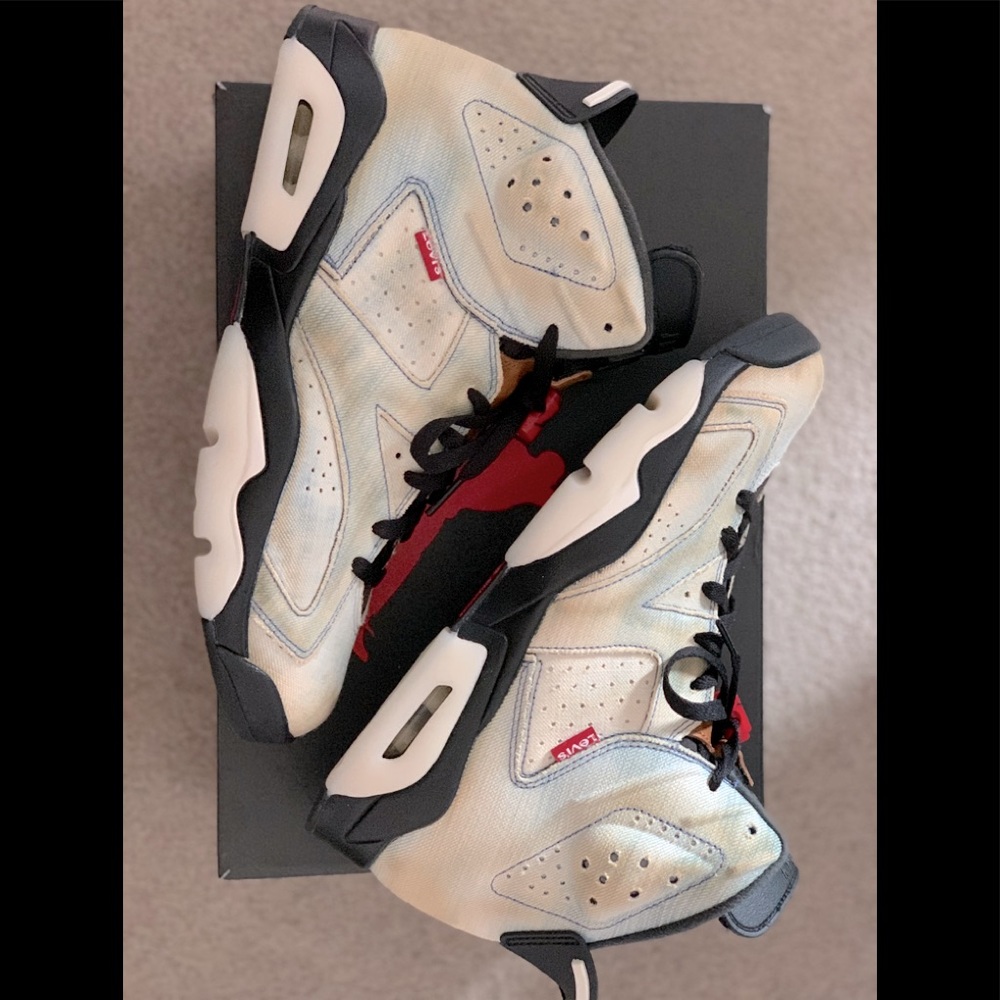Air Jordan Retro 6 | Washed Denim | CUSTOM | 10.5
